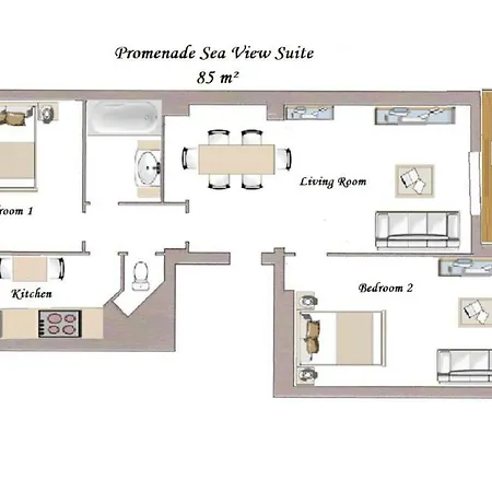 Sea Front - Panoramic View With Terrace - 85 M * Nicea